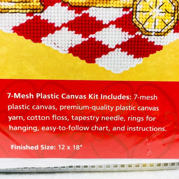 Craftwyas August Banner Plastic Canvas Kit - New/Sealed (2013) - Picture 3 of 7